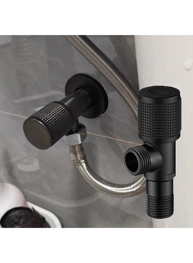 محبس زاوية دائري اسود - Image 1